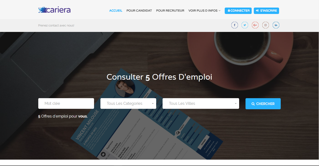 E-recrutement website